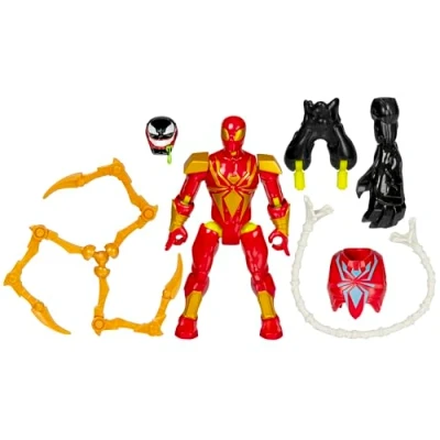 Image of MixMashers Marvel Iron Spider Custom Man Mix And Match Deluxe Action Figure &amp; Accessories
