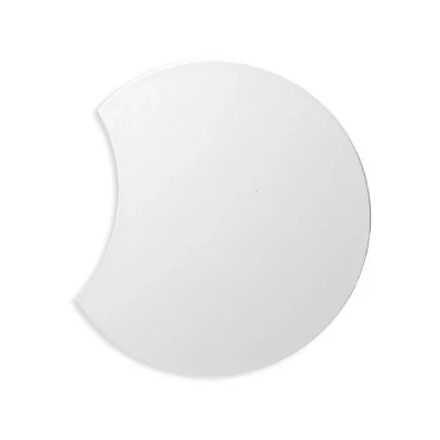 Image of Fusion Flush Wall Lamp 25cm Round, 480lm, 8W LED 3000K Matt White, Acrylic