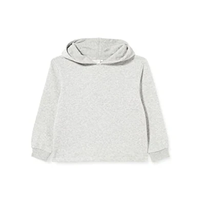 Image of Little Pieces Women&#039;s LPCHILLI Hood LS Sweat TW NOOS BC Sweatshirt, Light Grey Melange, 116