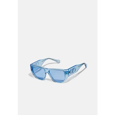 Image of Ferragamo Unisex Sunglasses, Size: One Size, Transparent azure