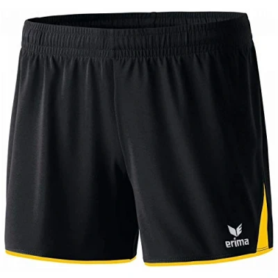 Image of Erima Classic 5 c Women&#039;s Shorts Black/Yellow