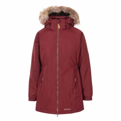 Image of Trespass Women&#039;s Celebrity Female JKT Tp50 Jacket, Dark Cherry, XL
