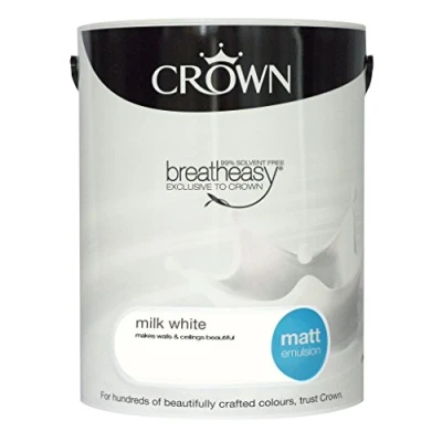 Image of Crown Trade Milk White 5L Matt Emulsion