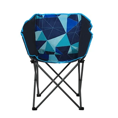 Image of Portal Outdoor Club Foldable Camping Chair, Easy to Setup, UV Resistant and Clean Lightweight Frame Supports up 100kg with Free Storage Bag