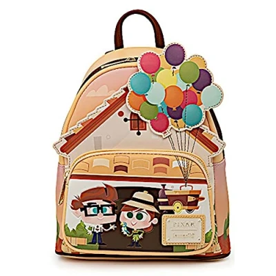 Image of Loungefly Disney Pixar Up Working Buddies Womens Double Strap Shoulder Bag Purse