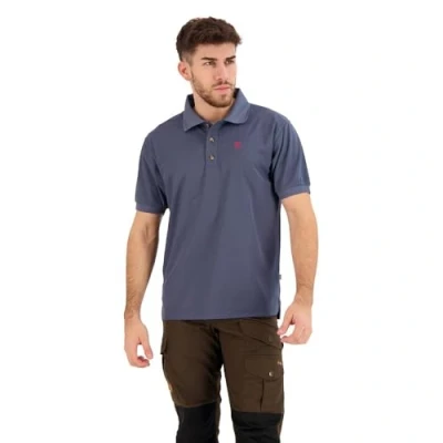 Image of Fjallraven Men&#039;s Crowley Pique Shirt, Uncle Blue