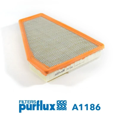 Image of GAF012 Air Filter PURFLUX A1186 57mm 224mm 320mm Insert CHRYSLER: PT Cruiser Estate