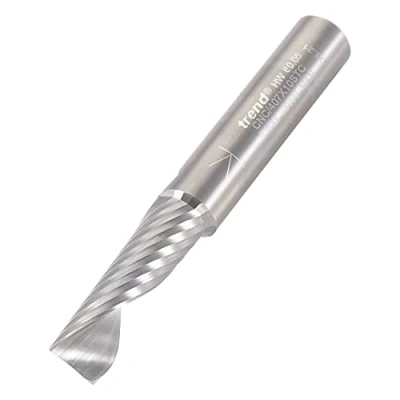 Image of Trend CNC O Flute Spiral Up Cut Router Cutter, 10mm Shank, Diameter &amp; 32mm Length, Solid Tungsten Carbide, CNC/407X10STC