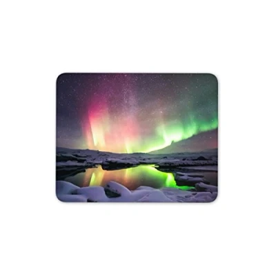 Image of Aurora Borealis Mouse Mat Pad Northern Lights Space Sky Gift PC Computer #8516