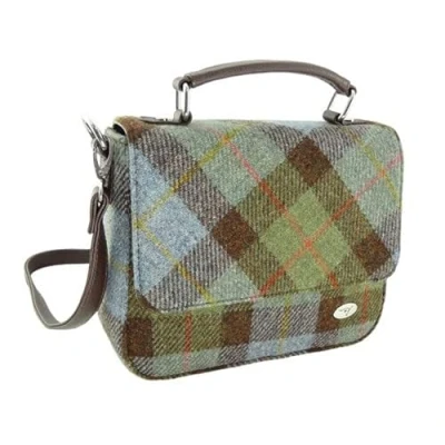 Image of Glen Appin Harris Tweed &#039;Thurso&#039; Square Bag, Macleod Tartan