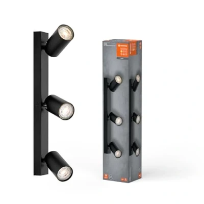 Image of LEDVANCE Octagon LED spotlight, dimmable, 3 bulb
