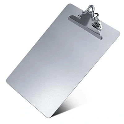 Image of Metal Clipboard, Contractor Heavy Duty Aluminum Clipboard with High Capacity Clip, Rust Proof Plate for Letter Size and A4 Paper Sheet, Supplies Office, Jobsite, Medical, School, Law Enforcement