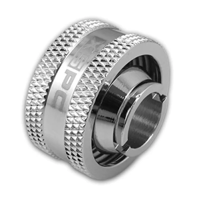 Image of XSPC G1/4&quot; Compression Fitting V2 for 1/2&quot; ID 3/4&quot; OD 19/13mm Tubing Chrome