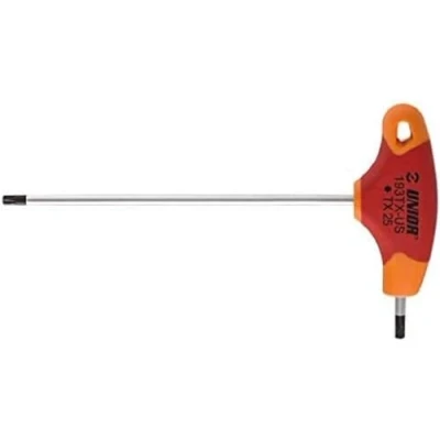 Image of Unior Tool&#039;s Tx Profile Screwdriver with T Handle 20 Red