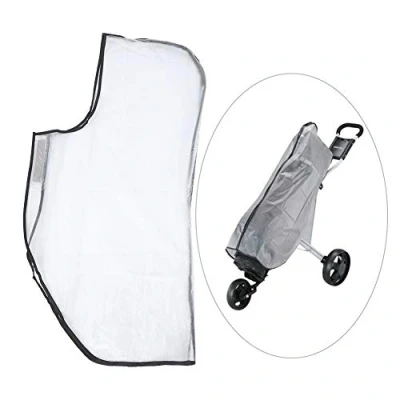 Image of Golf Bag Rain Cover, Protection Cover for Push Carts, Dustproof Waterproof PVC Hood, Club Accessories