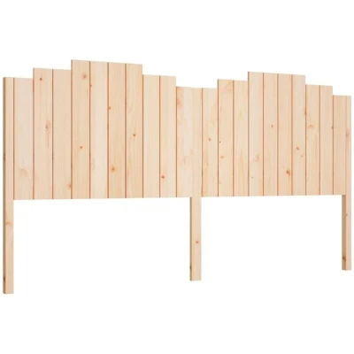 Image of vidaXL Bed Headboard 206x4x110 cm Solid Wood Pine