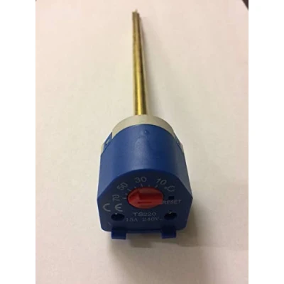 Image of Thermostat: 7in resettable 7&quot; immersion heater rod thermostat Resetable themostat: