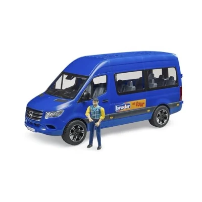 Image of Bruder MB Sprinter transportwagen met bestuurder