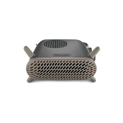 Image of De&#039;Longhi Capsule Fit HFS70B24.GY, Fan Heater, Quiet Heater with Functional Design, Vertical and Horizontal Positioning, Safety Thermostat, 3 Settings, 2400W, Grey
