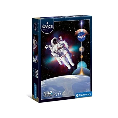 Image of Clementoni 35106 puzzle Space Collection jigsaw 500 pieces space, Made in Italy, for adults