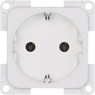 Image of Inprojal elektrosysteme Insert Earthing Contact Socket White 102556