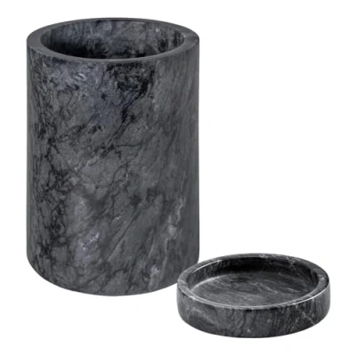Image of 2pc Marble Wine Cooler &amp; Coaster Set By Argon Tableware
