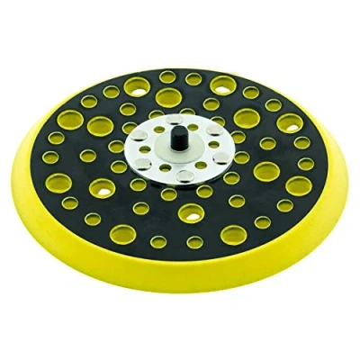 Image of 1 x SabreCut OSSCDA001 150mm 5/16 Thread 54 Hole Medium Density Random Orbital Sander Hook &amp; Loop Backing Pad Compatible with Mirka CEROS DEROS