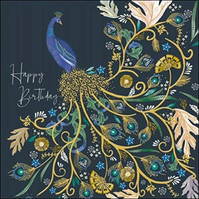 Image of Birthday Card &#039;Proud Peacock&#039; National Trust Harmony Range 462573