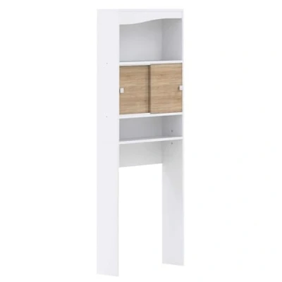 Image of TEMAHOME Wave Mobile For Washing Machine, White Oak, 64.3 x 19.2 177 cm