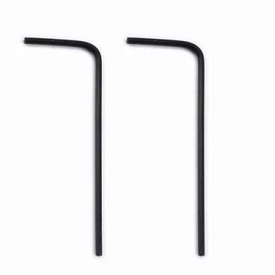 Image of Musiclily Basic 1/20&quot; Steel Guitar Allen Key Hex Wrench for American Standard Strat Tele Style Electric Saddle Height Screws, Black (Set of 2)