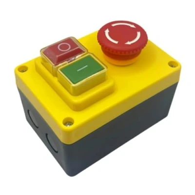 Image of Okeeyseda KJD17D 250V 16A Electromagnetic Push Button Switch Emergency Stop Switches for Electric Tools &amp; Machine Tool Equipment