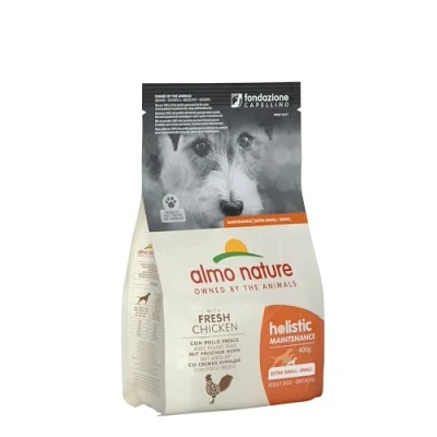 Image of Almo Nature Holistic Small Dog Food with Chicken (400g) (Pack of 6 x 400 g)