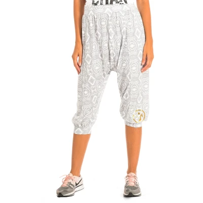 Image of Zumba Womenss Harem Sports Shorts Z1B00293 White Size Medium