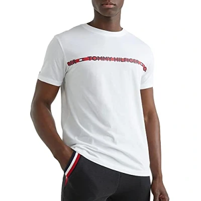Image of Tommy Hilfiger Women&#039;s CN SS TEE Logo S/S T Shirts, White, S