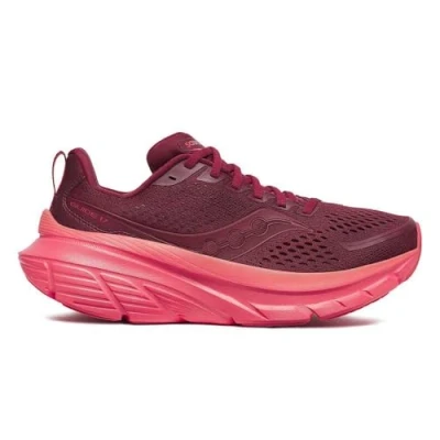 Image of Saucony Guide 17 Stability running shoes, Men&#039;s, Size: 9, Currant/pepper Textile/synthetics