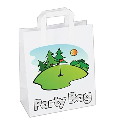 Image of Golf Party Bags Goody Loot Treat Gift (Pack of 6)