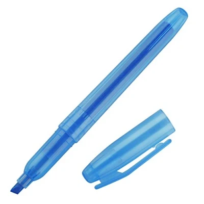 Image of eBuyGB Slim Fluorescent Highlighter Pen, Blue