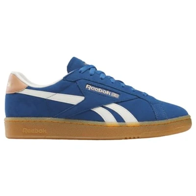 Image of Reebok Classic CLUB Grounds UK Unisex Trainers, Size: 4.5, Twilight blue/clay/chalk Suede