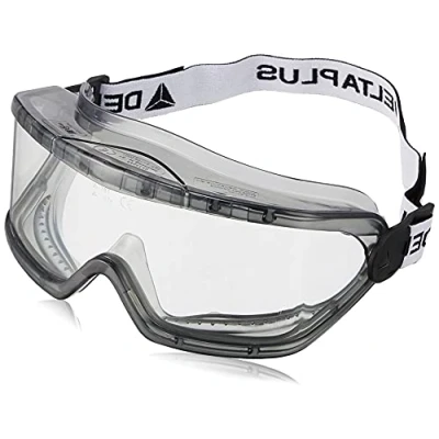 Image of Delta Plus Galeras Clear PVC Panoramic Safety Indirect Vented Goggles Eyewear
