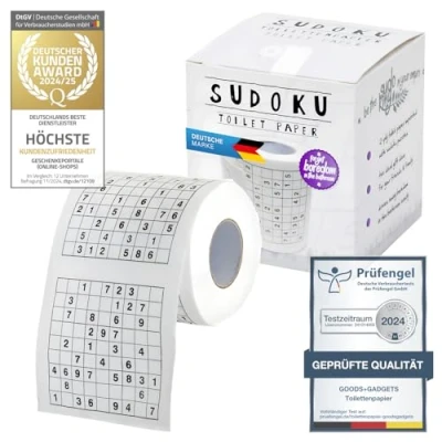 Image of Sudoko Fun Toilet Paper with Puzzles