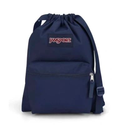 Image of JANSPORT DRAWSACK Small Backpack, Navy (Blue)