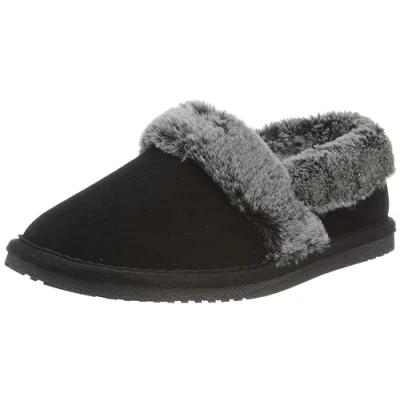 Image of Hush Puppies Women&#039;s Ariel Slipper, Black, 3 UK