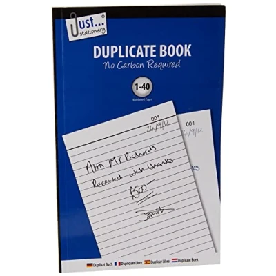 Image of just stationary Duplicate Book