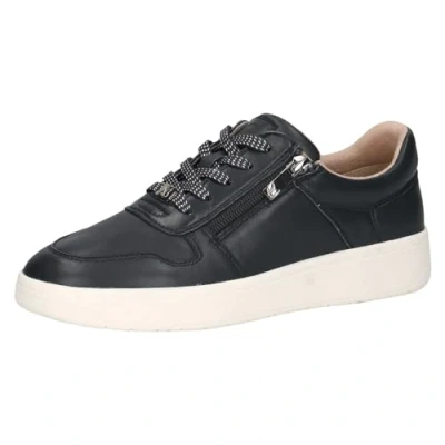 Image of CAPRICE Women&#039;s 9 23755 41 Low Trainers, Navy Flower, 3.5 UK