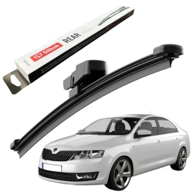 Image of Silbak Rear Windscreen Wiper, fits for SKODA RAPID (07/2012 ONWARDS) Wiper Blade, 400mm