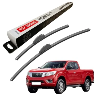 Image of Silbak Windscreen Wipers, for NISSAN NAVARA (11/2015 ONWARDS) Wiper Blades, 600mm/400mm