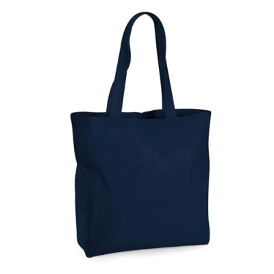 Image of Westford Mill W265 Organic Premium Cotton Maxi Tote French Navy