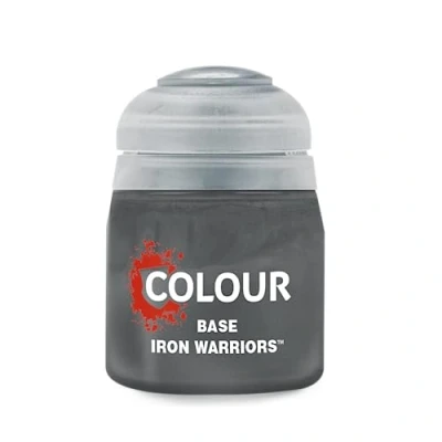Image of Games Workshop Citadel Iron Warrior Base Paint Pot