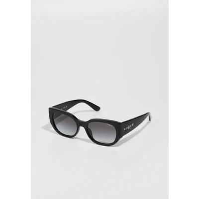 Image of VOGUE EYEWEAR Woman VO5641SU W44/8G Occhiali da sole Acetate Black Grey Geometric Normal Shaded