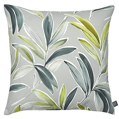 Image of Prestigious Textiles Ventura Cushion Cover, Chartreuse, 43 x 43cm